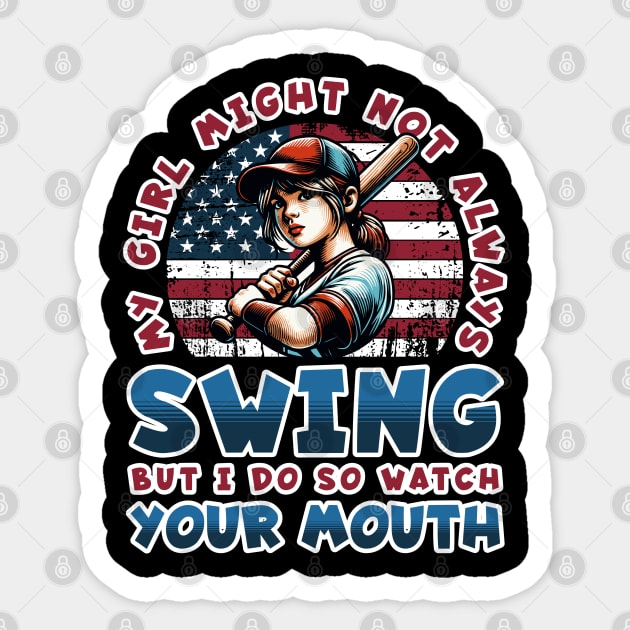 My Girl Might Not Always Swing Sticker by BankaiChu